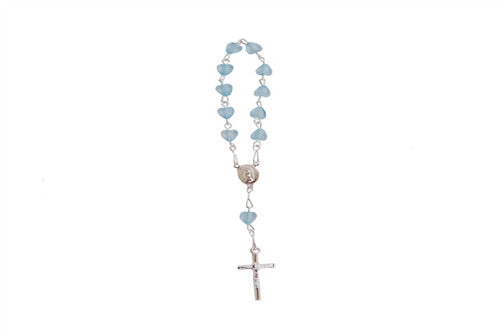 5" Miniature Rosary Favors - Acrylic Bead Design (12 Pcs)