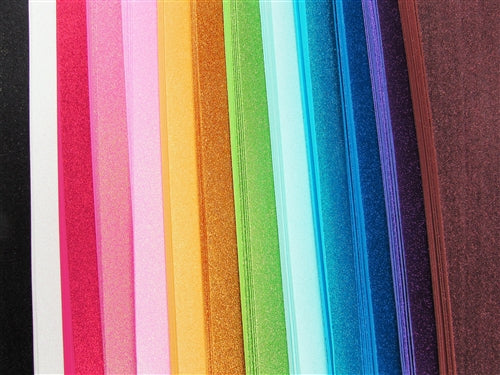 Láminas de espuma METALLIC GLITTER de 12" x 18" x 2 mm (10)
