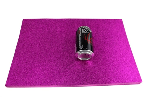 Láminas de espuma METALLIC GLITTER de 12" x 18" x 2 mm (10)