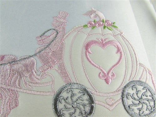 Load image into Gallery viewer, Premium Satin Embroidered &quot;Guests&quot; Book w/ Pen - Cinderella Design (1)
