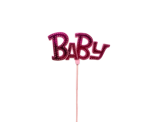 3.5" "BABY" Stick Sign (11" Long w/ Stick) (12 Pcs)