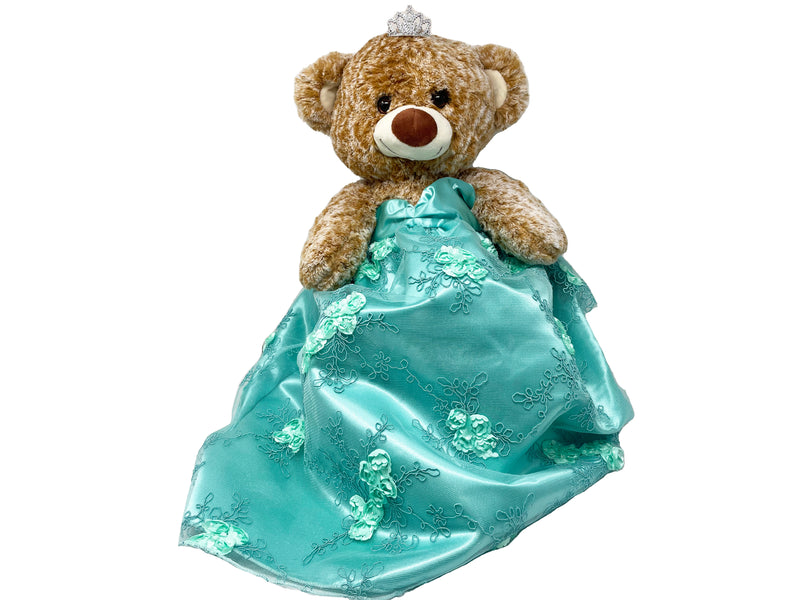 Load image into Gallery viewer, 15&quot; Quinceanera Last Doll Bear - Baby Rose Dress
