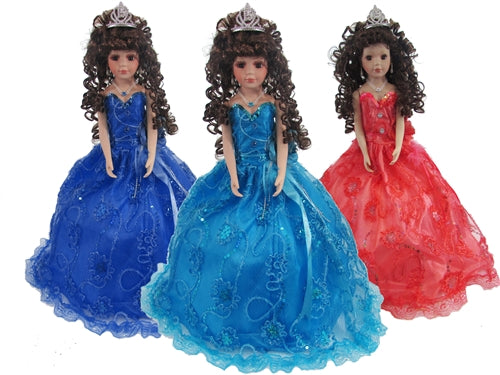 Load image into Gallery viewer, 18&quot; Porcelain Quinceanera - &quot;Last Doll&quot; # 18725 (1 Pc)
