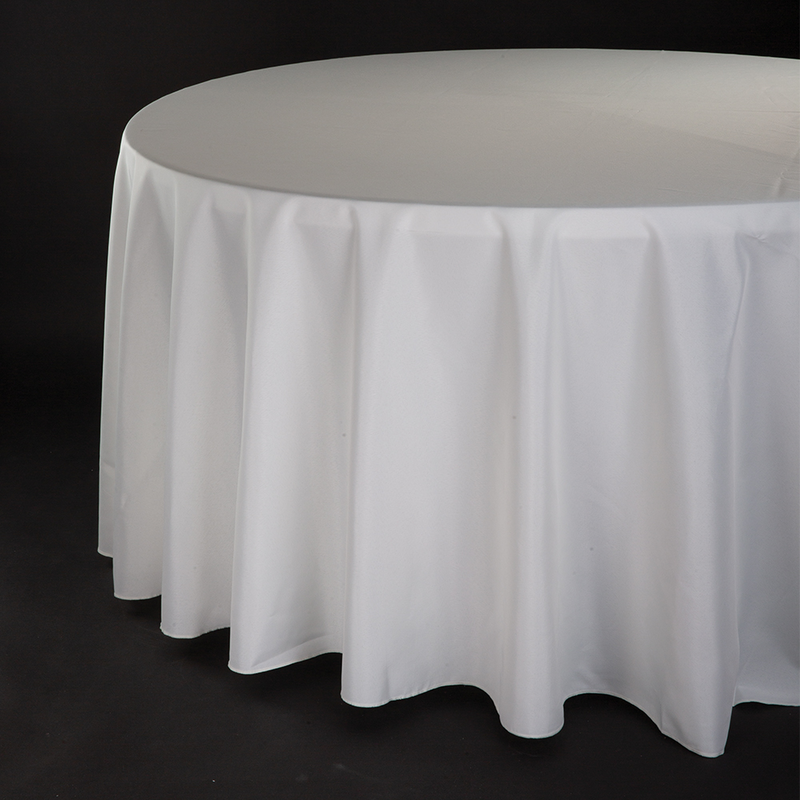 Load image into Gallery viewer, Round Fabric Table Covers - 120&quot; (1 Pc)
