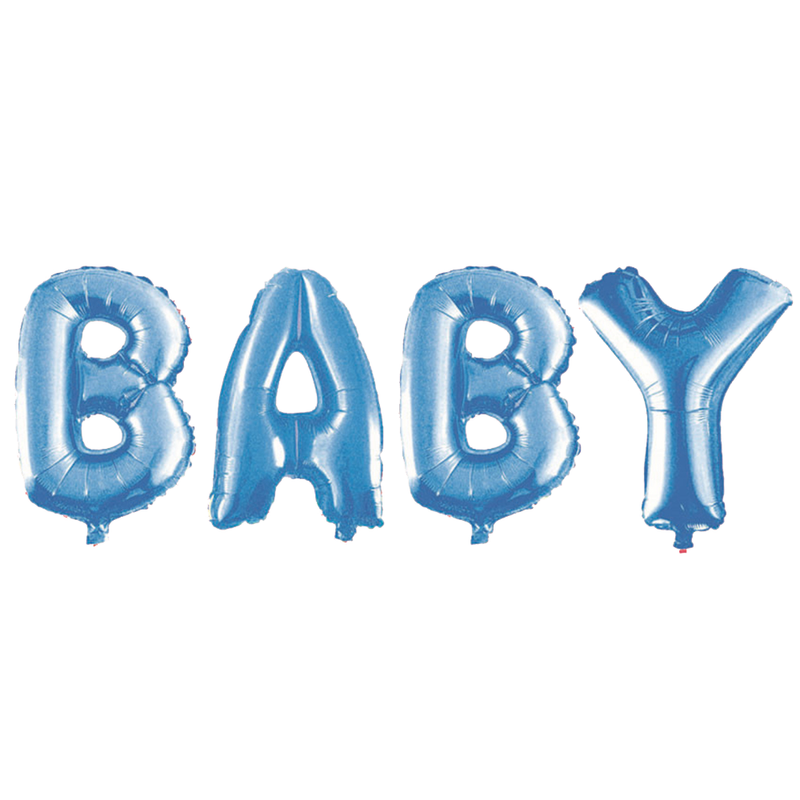 Load image into Gallery viewer, 32&quot; Foil &quot;BABY&quot; Balloon Set (1 Set)
