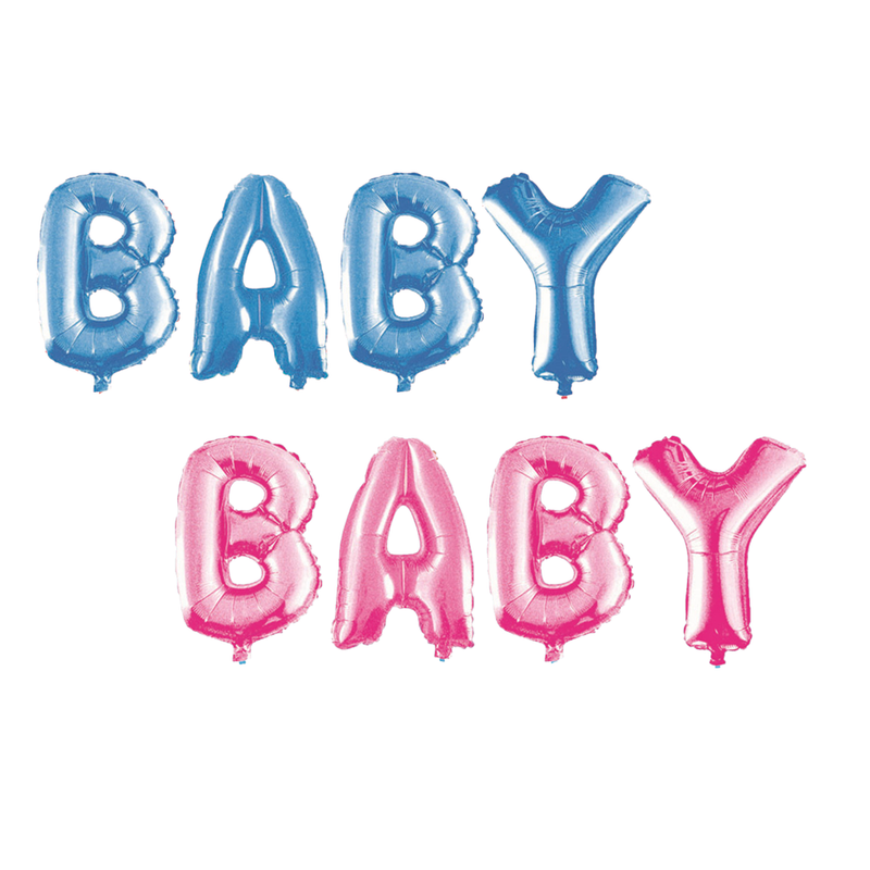 Load image into Gallery viewer, 32&quot; Foil &quot;BABY&quot; Balloon Set (1 Set)
