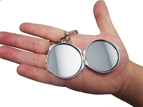 Load image into Gallery viewer, Compact Mirror KEYCHAIN Favors - Wedding Design (12 Pcs)
