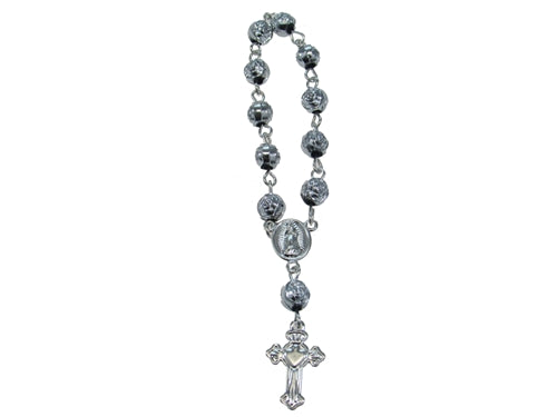 3.5" Miniature Finger Rosaries - Round Bead Design (10 Pcs)