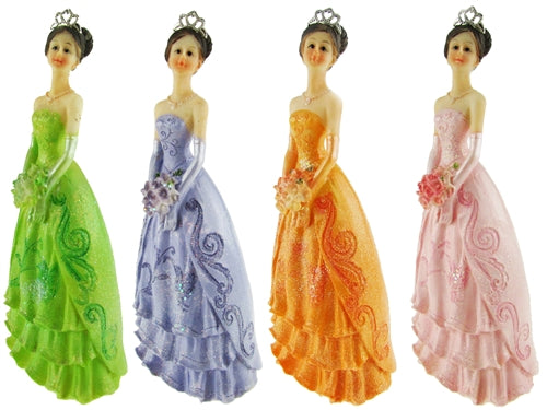 7.5" Poly Resin Quinceanera Figurine (1 Pc)