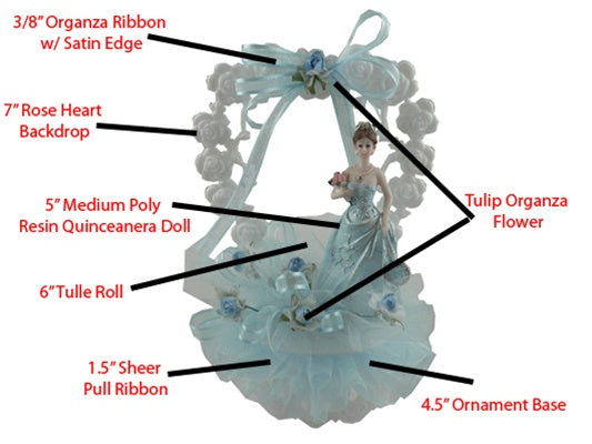Load image into Gallery viewer, Quinceanera Centerpiece #024
