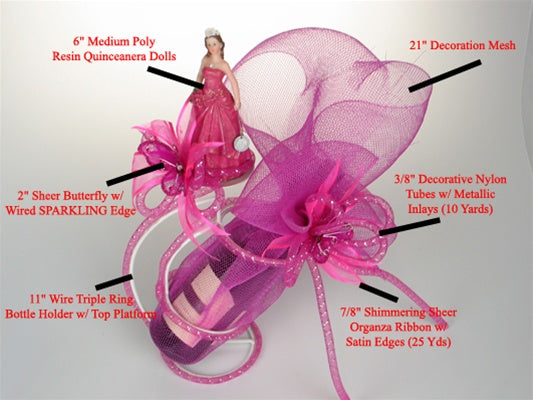 Load image into Gallery viewer, Quinceanera Centerpiece #060
