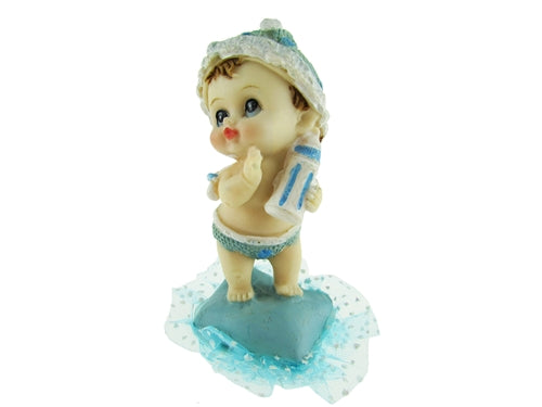 3.25" Poly Resin Baby Figurine Favor (12 Pcs)