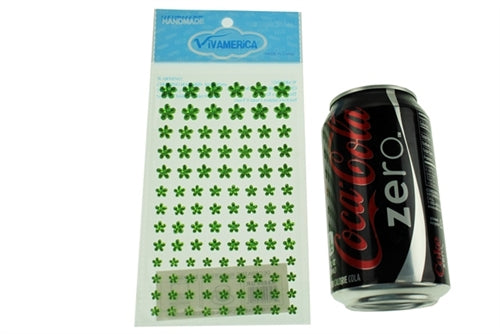 CLEARANCE - Acrylic "BLING" STAR FLOWER Bead Stickers (1 Set)