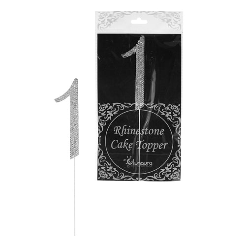 Diamond Rhinestone Cake Toppers - Style 1 (1 Pc)