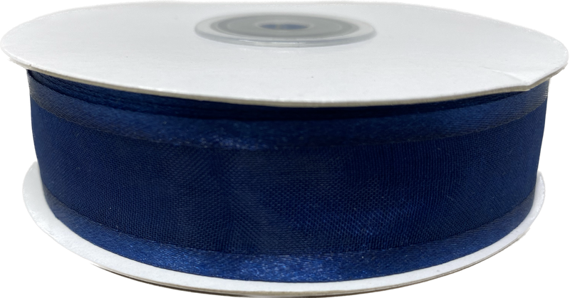 Load image into Gallery viewer, 7/8&quot; Shimmering Sheer Organza Ribbon w/ Satin Edges (25 Yds)
