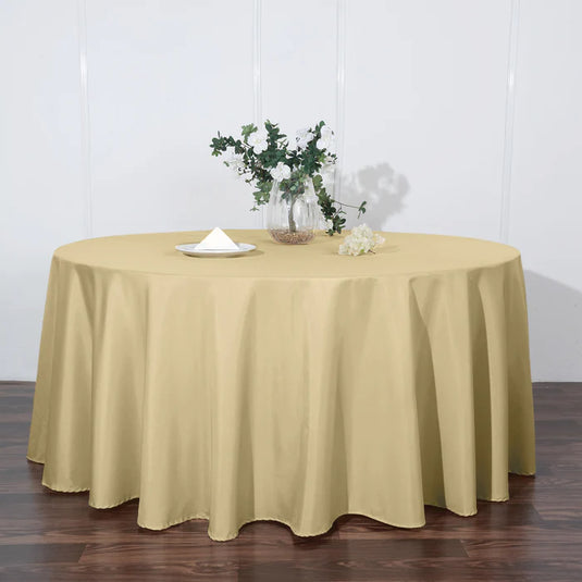 Round Fabric Table Covers - 120