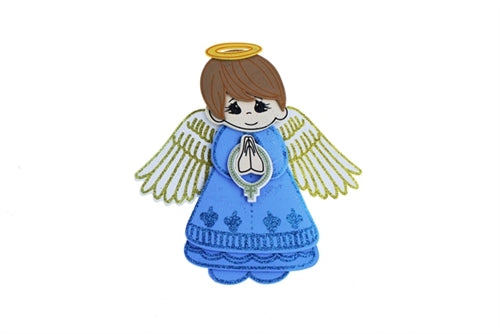 Load image into Gallery viewer, 9.5&quot; Angel w/ Halo &amp; Rosary Fomi (10 Pcs)
