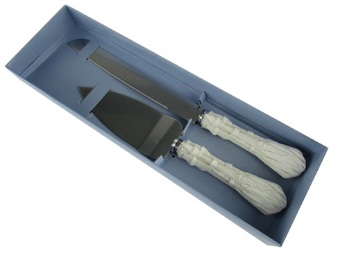 Load image into Gallery viewer, Premium Castle Design Cake Knife Set - Stainless Steel (1 Set)
