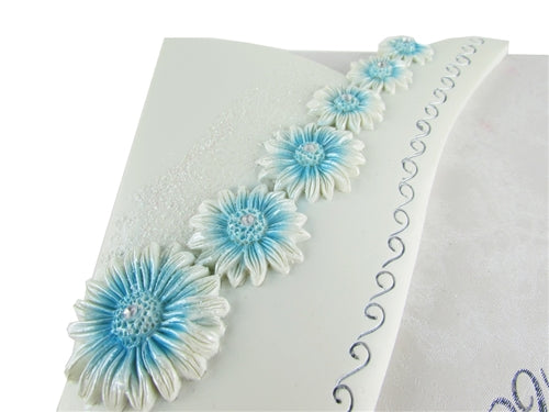 Premium Quinceanera Sunflower Design Guest Book (Spanish) (1 Pc)