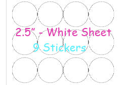 Custom Quinceanera Stickers - Round (1 Sheet)