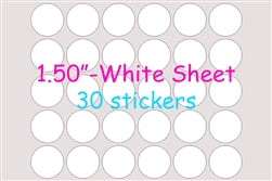 Custom Quinceanera Stickers - Round (1 Sheet)