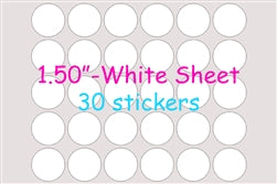 Custom Baptism Stickers - Round (1 Sheet)