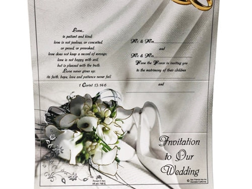 Wedding Invitation #8 (Italian Made) (10 Pcs)