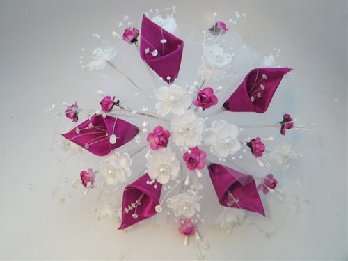 Round Artificial Floral Bouquet #2 (Small Size) (1 Pc)