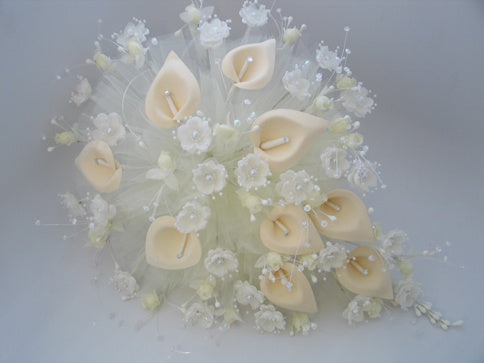 Cascading Artificial Floral Bouquet #1 (Large Size) (1 Pc)