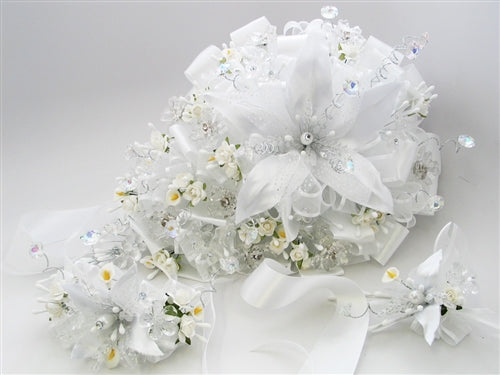 Load image into Gallery viewer, Cascading Artificial Bouquet #5 - Three Piece Set (Large Size) (1 Set)
