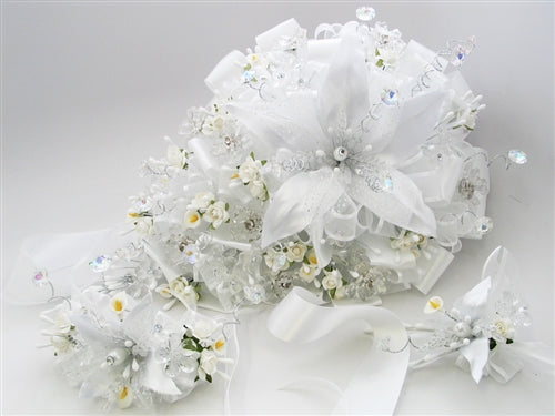 Cascading Artificial Bouquet #5 - Three Piece Set (Large Size) (1 Set)
