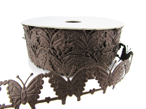 LIQUIDACIÓN - Guirnalda de cinta de satén de mariposa de 3/4