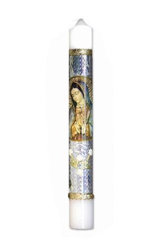 10" Guadalupe Candle (1 Pc)