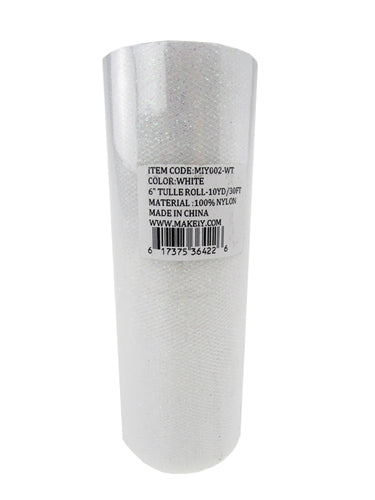 Load image into Gallery viewer, 6" GLITTERED Tulle Rolls (10 Yards)