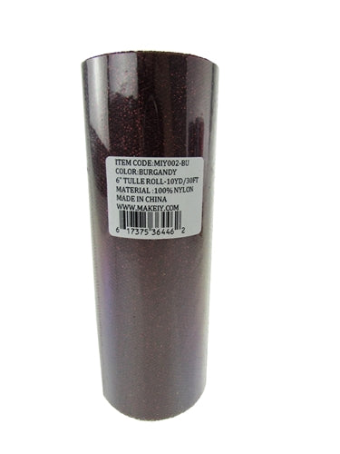 Load image into Gallery viewer, 6" GLITTERED Tulle Rolls (10 Yards)