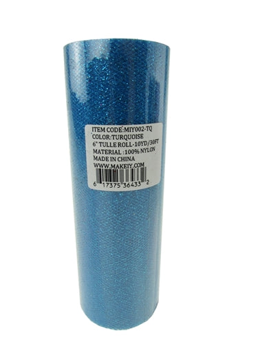 Load image into Gallery viewer, 6" GLITTERED Tulle Rolls (10 Yards)
