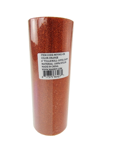 Load image into Gallery viewer, 6" GLITTERED Tulle Rolls (10 Yards)