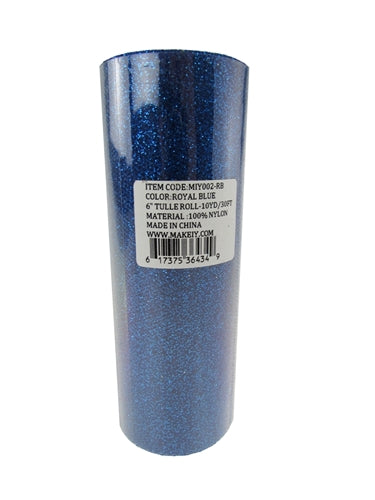 Load image into Gallery viewer, 6&quot; GLITTERED Tulle Rolls (10 Yards)
