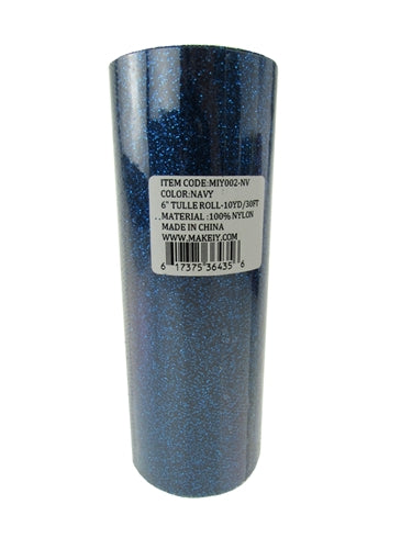 Load image into Gallery viewer, 6" GLITTERED Tulle Rolls (10 Yards)