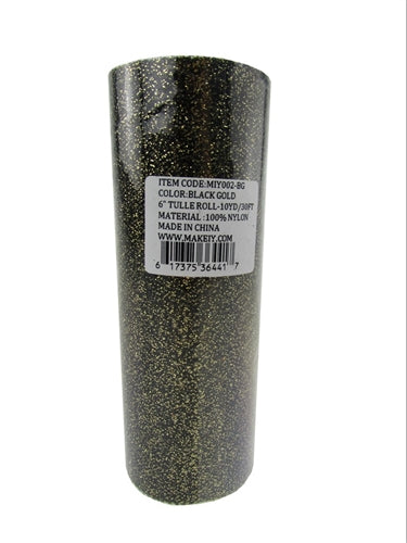Load image into Gallery viewer, 6" GLITTERED Tulle Rolls (10 Yards)
