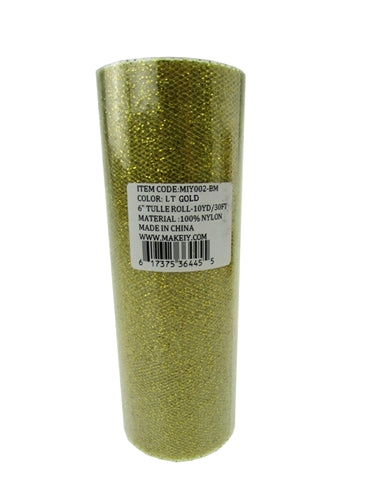 Load image into Gallery viewer, 6" GLITTERED Tulle Rolls (10 Yards)