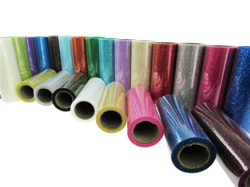 6" GLITTERED Tulle Rolls (10 Yards)