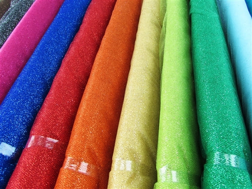 Load image into Gallery viewer, 54" x 10 Yards Iridescent SPARKLING Glitter Tulle Bolt (1 Pc)