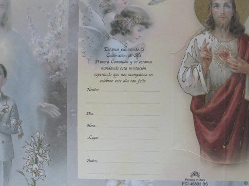 Load image into Gallery viewer, Communion Invitation #3 (Italian Made) (10 Pcs)
