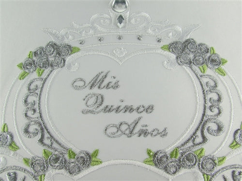 Premium Satin MIS QUINCE ANOS - Guest Book - Coach (1 Pc)