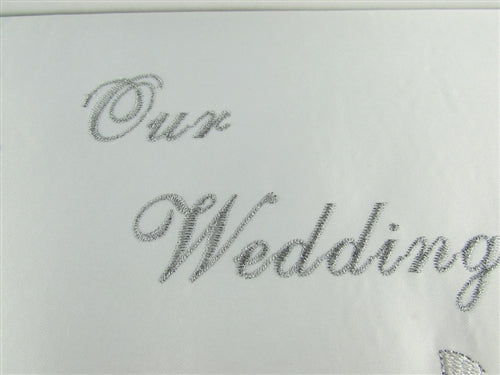 Premium Satin WEDDING Guest Book - Cinderella (1 Pc)