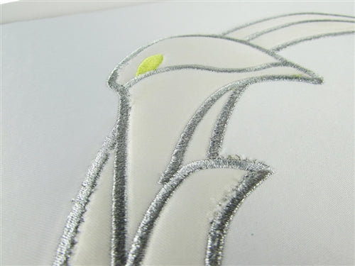 Premium Satin Embroidered - Photo Album - Calla Lily Design (1)