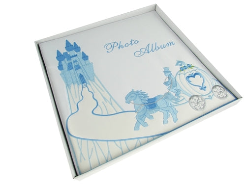 Load image into Gallery viewer, Premium Satin Embroidered -&quot;Photo Album&quot;- Cinderella Design (1 Pc)
