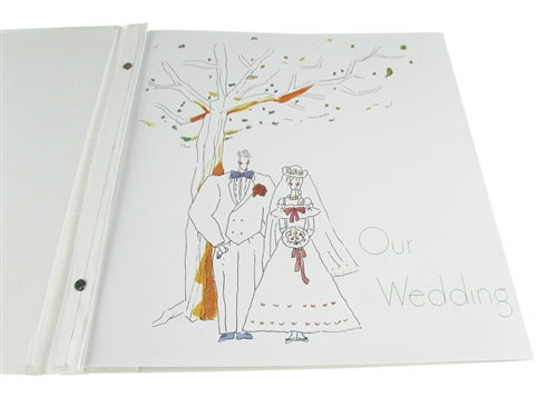 Load image into Gallery viewer, Premium Satin Embroidered Wedding Photo Album - Swan Design (1 Pc)
