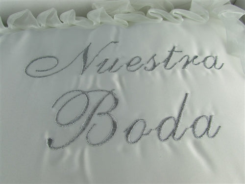 Premium - "WEDDING" - Kneeling Pillow - Cinderella Design (1 Pc)
